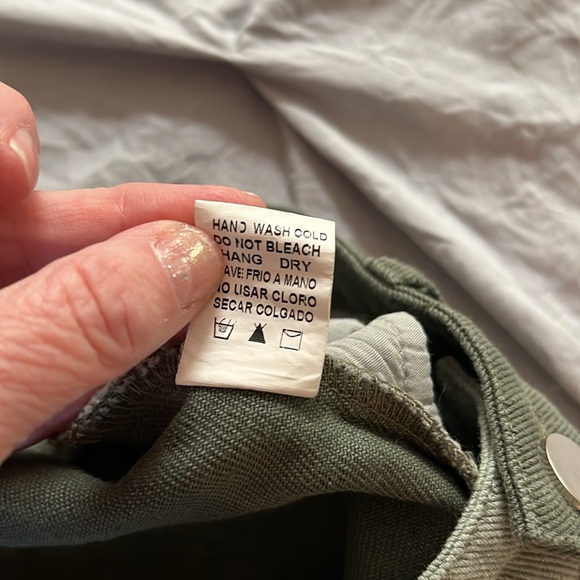 NWT  sz Medium Papermoon Shorts - 2 toned with raw edge High Waist - Picture 4 of 7